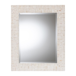 bali & pari Chalina Capiz Shell Accent Mirror Baxton Studio restaurant furniture, hotel furniture, commercial furniture, wholesale bedroom furniture, wholesale mirror, classic mirror